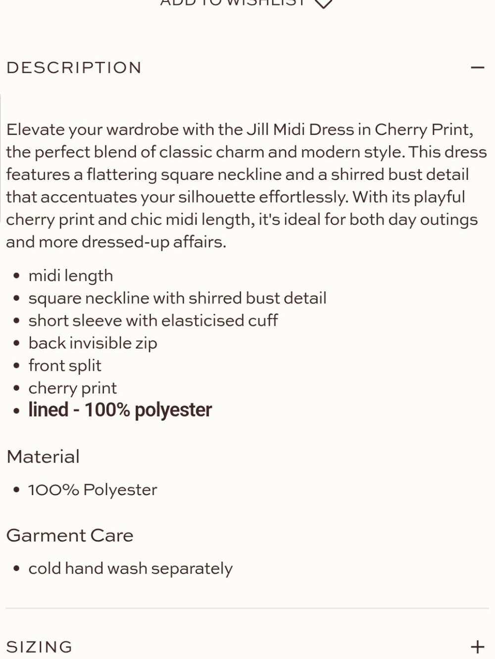 Petal And Pup Jill Cherry Print Milkmaid Midi Dress Shirred Bust Detail. Large - Picture 16 of 16